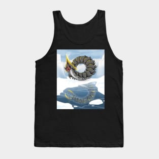 Ice Worm with background Tank Top